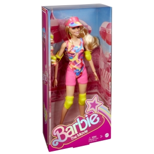 Barbie ve filmovm obleku na kolekovch bruslch