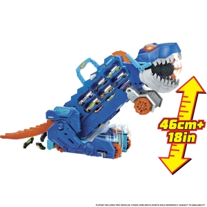 Hot Wheels city T-rex taha se svtly a zvuky