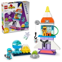 LEGO DUPLO 10422 Vesmrn dobrodrustv sraketoplnem 3 v 1