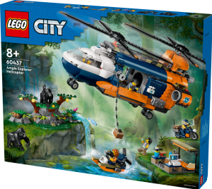 LEGO City 60437 Helikoptra na przkum dungle v zkladnm tboe