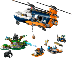 LEGO City 60437 Helikoptra na przkum dungle v zkladnm tboe