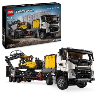 LEGO Technic 42175 Nkladn auto Volvo FMX a elektrick bagr Volvo EC230