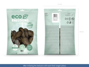 Balnky Eco 30cm pastelov, hnd (1 bal. / 100 ks)