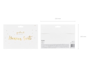 Nebeský baner, zlatý, 14,5x85cm