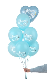 Balnky 30 cm, Mom to Be, Pastel Light Blue (1 bal./6 ks)