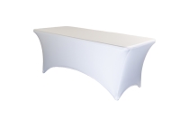 TENTino Elastick potah STANDARD na skldac stl 152x76 cm VCE BAREV Barva ubrusu: BL / WHITE