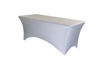 TENTino Elastick potah STANDARD na skldac stl 180-183x76 cm VCE BAREV Barva ubrusu: SVTLE ED / SILVER